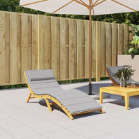 Thumbnail for Sonnenliegen-Auflage Grau 180x60x3 cm Oxford-Gewebe
