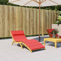 Thumbnail for Sonnenliegen-Auflage Rot 180x60x3 cm Oxford-Gewebe