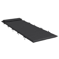 Thumbnail for Sonnenliegen-Auflage Schwarz 180x60x3 cm Oxford-Gewebe