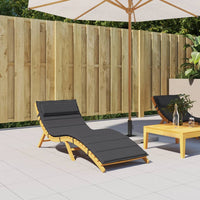 Thumbnail for Sonnenliegen-Auflage Schwarz 180x60x3 cm Oxford-Gewebe