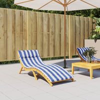 Thumbnail for Sonnenliegen-Auflage Blau&Weiß Gestreift 180x60x3 Oxford-Gewebe