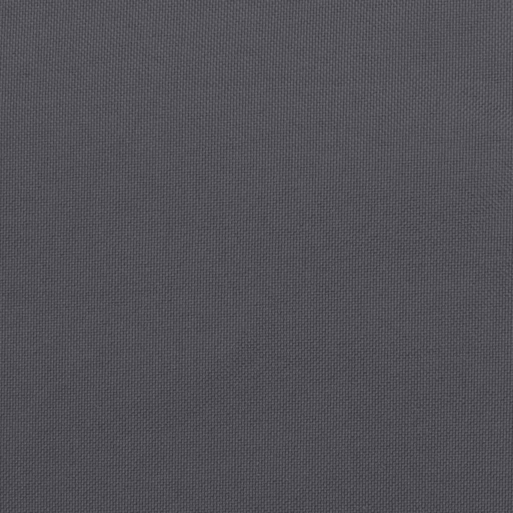 Hochlehner-Auflagen 4 Stk. Anthrazit Oxford-Gewebe