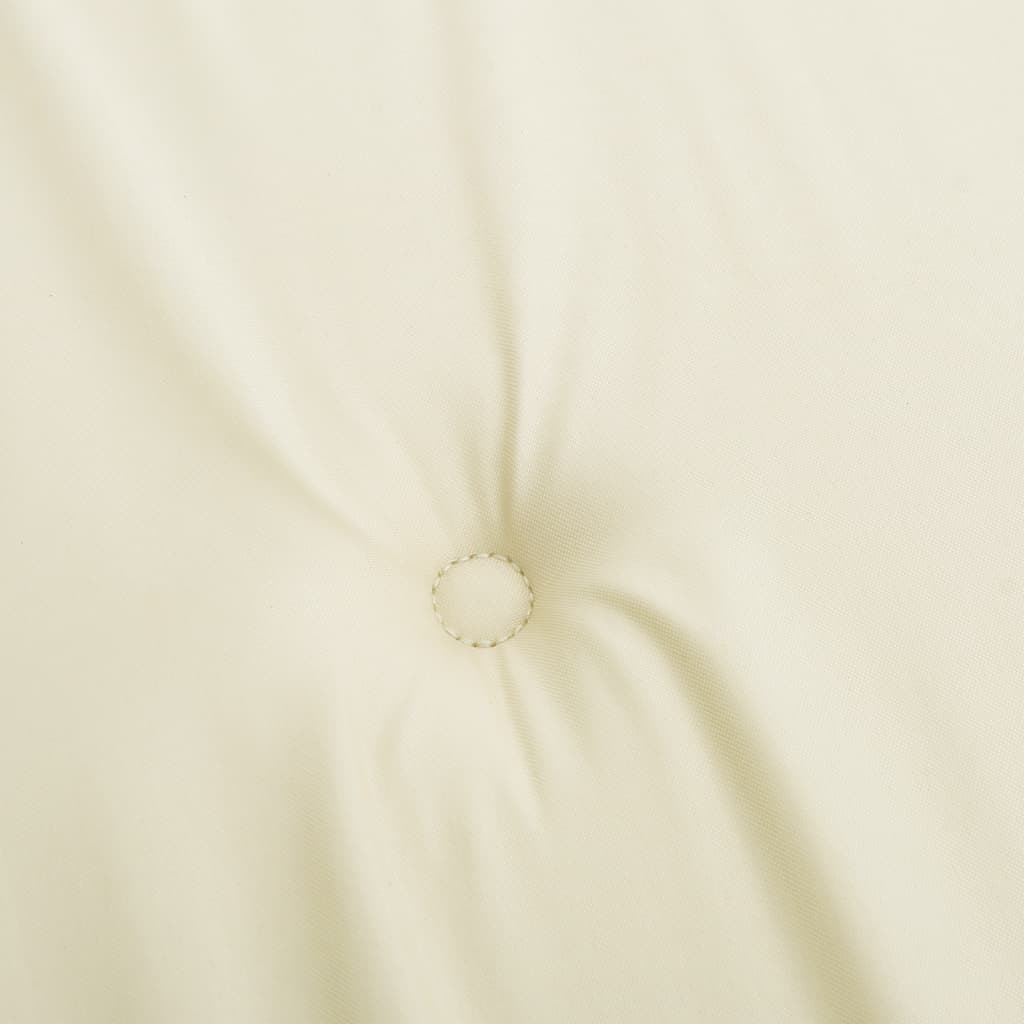 Hochlehner-Auflagen 2 Stk. Creme Oxford-Gewebe