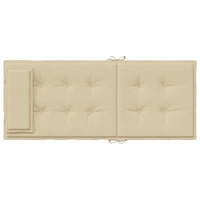 Thumbnail for Hochlehner-Auflagen 2 Stk. Beige Oxford-Gewebe