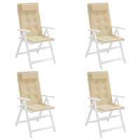 Thumbnail for Hochlehner-Auflagen 4 Stk. Beige Oxford-Gewebe