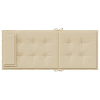 Thumbnail for Hochlehner-Auflagen 4 Stk. Beige Oxford-Gewebe