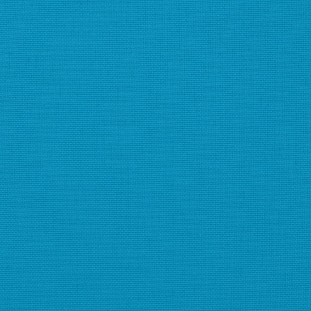 Hochlehner-Auflagen 6 Stk. Hellblau Oxford-Gewebe