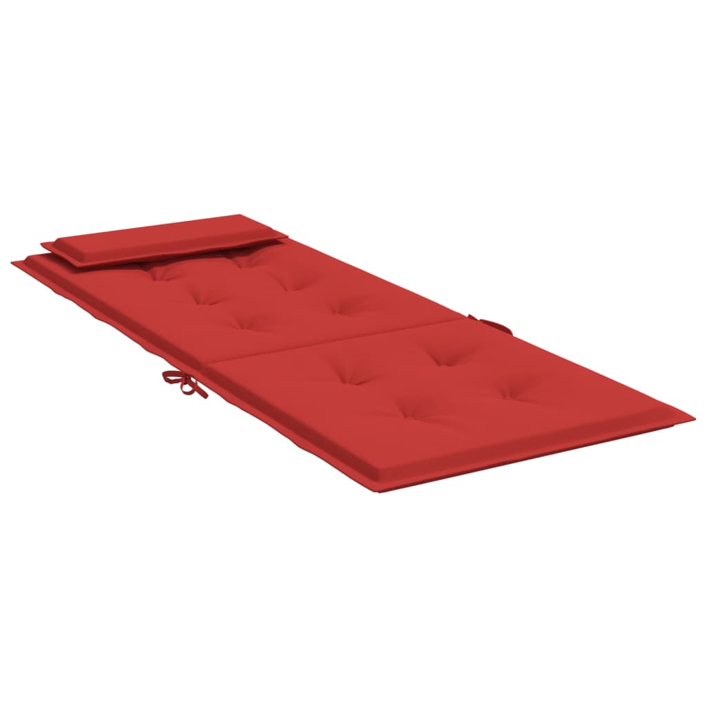 Hochlehner-Auflagen 6 Stk. Rot Oxford-Gewebe