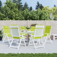 Thumbnail for Hochlehner-Auflagen 6 Stk. Neongrün Oxford-Gewebe