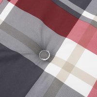 Thumbnail for Hochlehner-Auflagen 6 Stk. Rot Karomuster Oxford-Gewebe