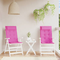 Thumbnail for Hochlehner-Auflagen 2 Stk. Rosa Oxford-Gewebe