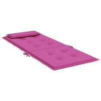 Thumbnail for Hochlehner-Auflagen 4 Stk. Rosa Oxford-Gewebe