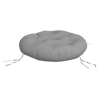 Thumbnail for Kissen Rund Grau Ø 60 x 11 cm Oxford-Gewebe