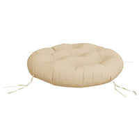 Thumbnail for Kissen Rund Beige Ø 60 x 11 cm Oxford-Gewebe