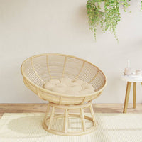 Thumbnail for Kissen Rund Beige Ø 60 x 11 cm Oxford-Gewebe