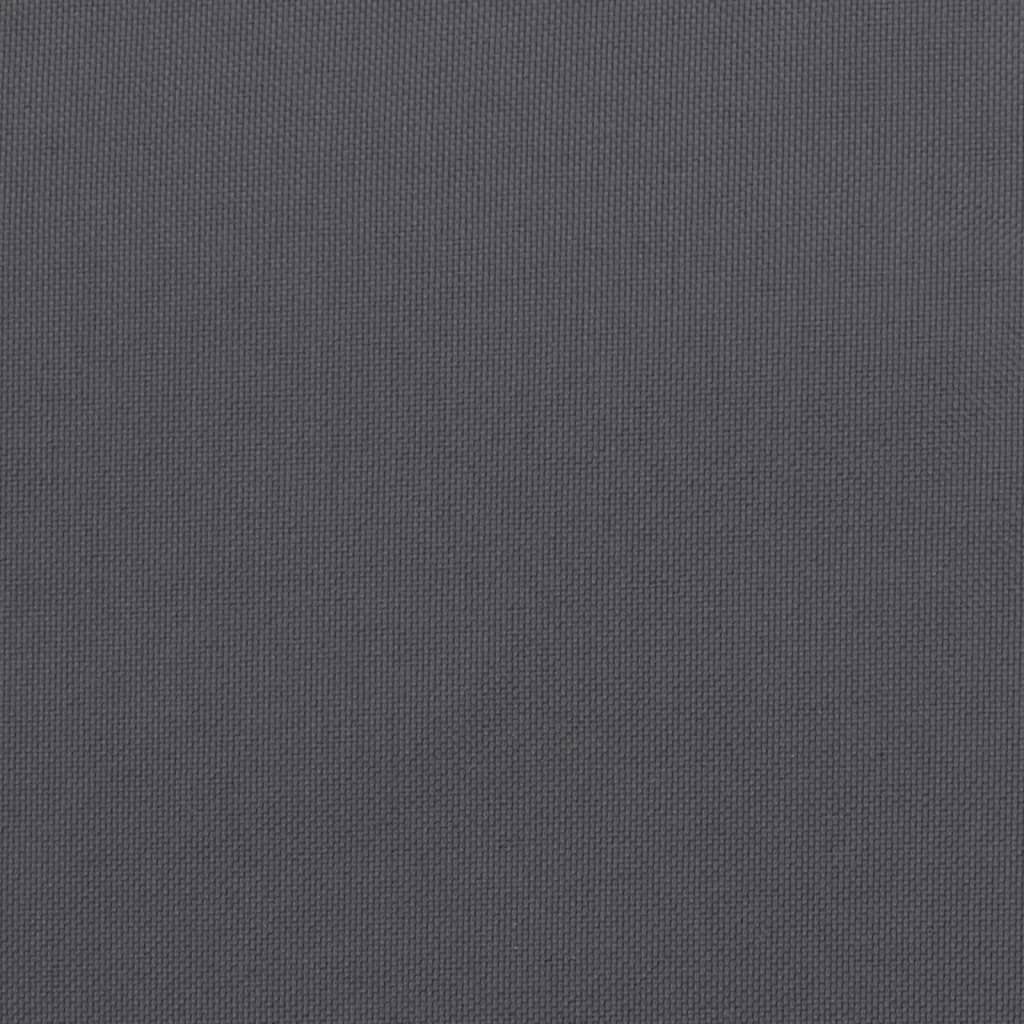 Kissen Rund Anthrazit Ø 100x11 cm Oxford-Gewebe