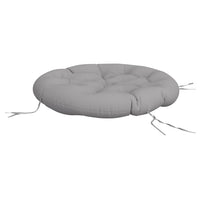 Thumbnail for Kissen Rund Grau Ø 100x11 cm Oxford-Gewebe