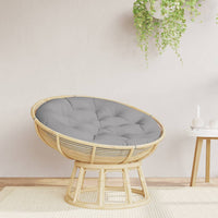 Thumbnail for Kissen Rund Grau Ø 100x11 cm Oxford-Gewebe