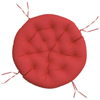 Thumbnail for Kissen Rund Rot Ø 100x11 cm Oxford-Gewebe