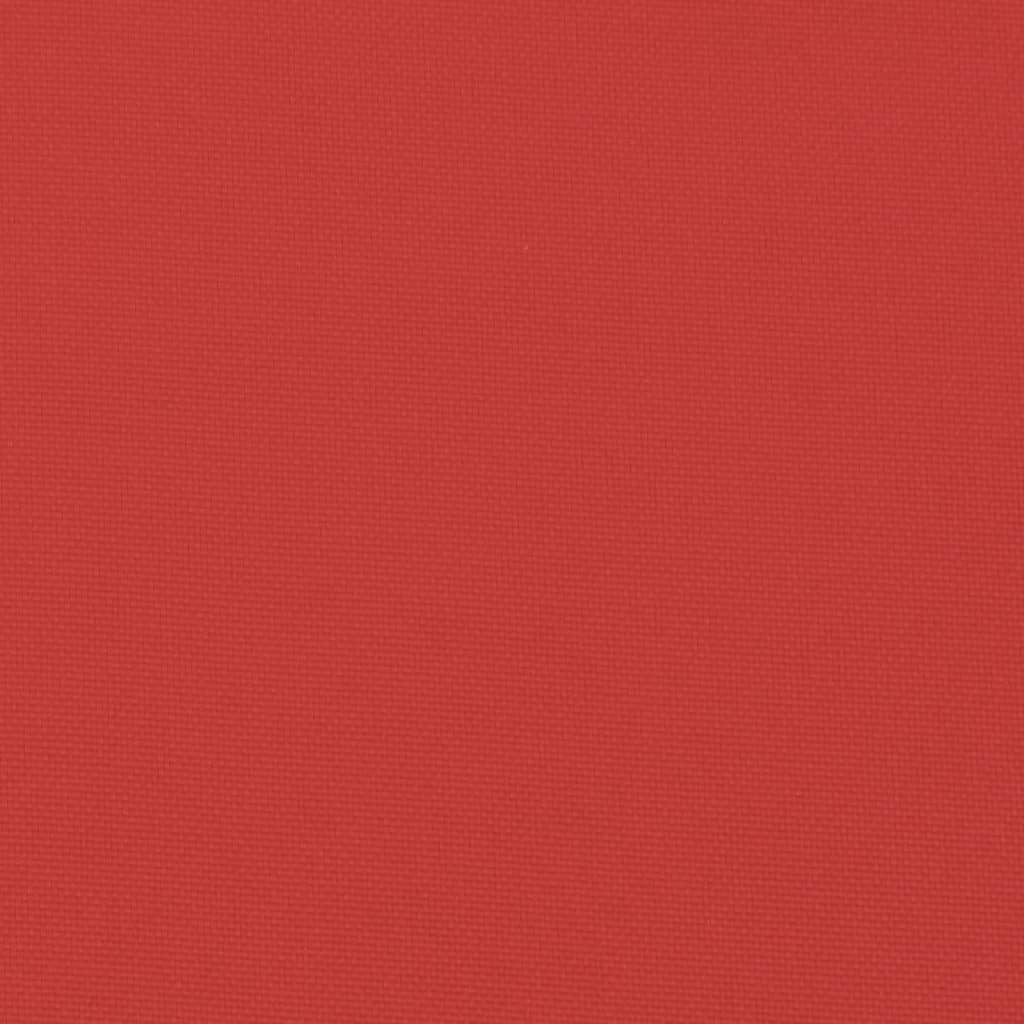 Kissen Rund Rot Ø 100x11 cm Oxford-Gewebe