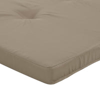 Thumbnail for Liegestuhl-Auflagen 2 Stk. Taupe Oxford-Gewebe