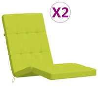 Thumbnail for Liegestuhl-Auflagen 2 Stk. Neongrün Oxford-Gewebe