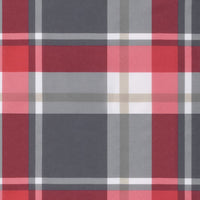 Thumbnail for Liegestuhl-Auflagen 2 Stk. Rot Karomuster Oxford-Gewebe