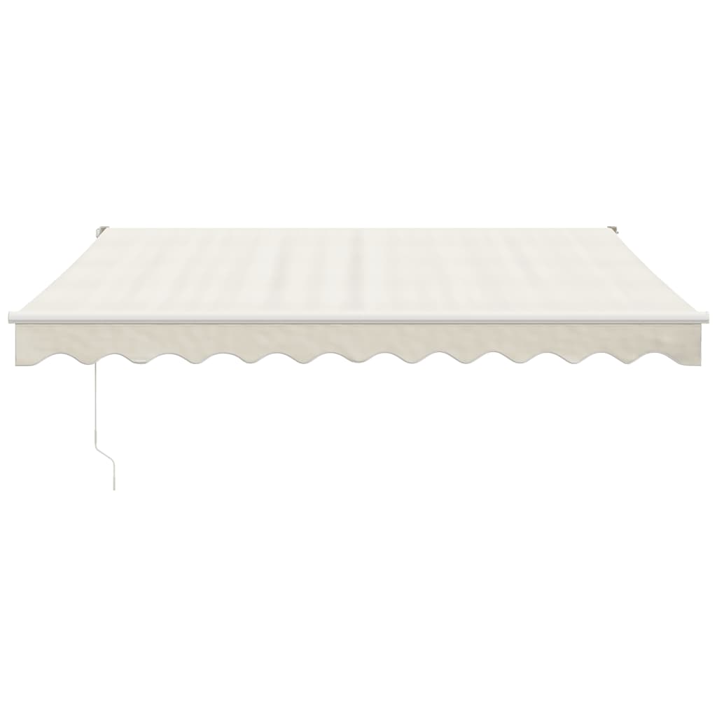 Gelenkarmmarkise Creme 3x2,5 m Stoff und Aluminium