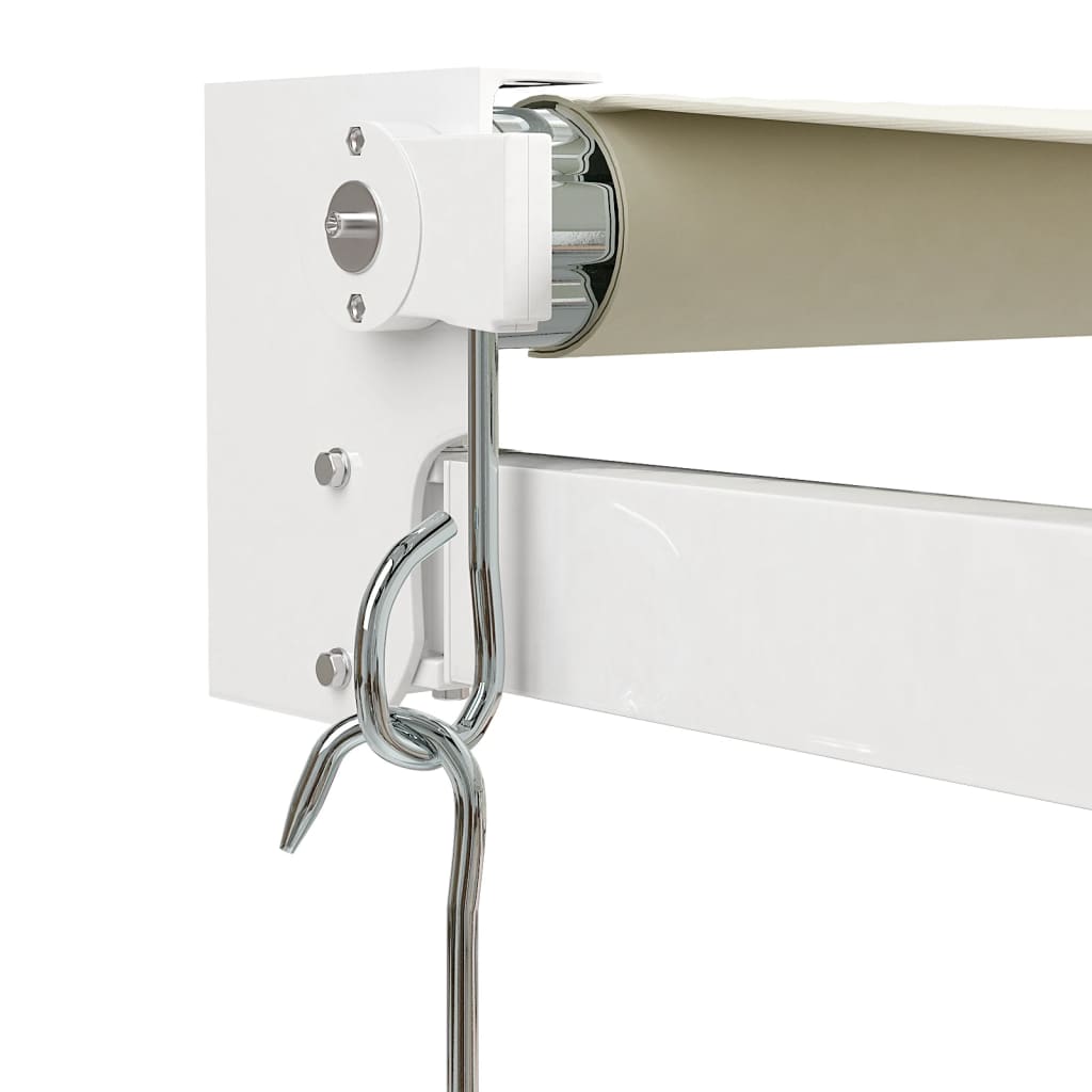 Gelenkarmmarkise Creme 3x2,5 m Stoff und Aluminium