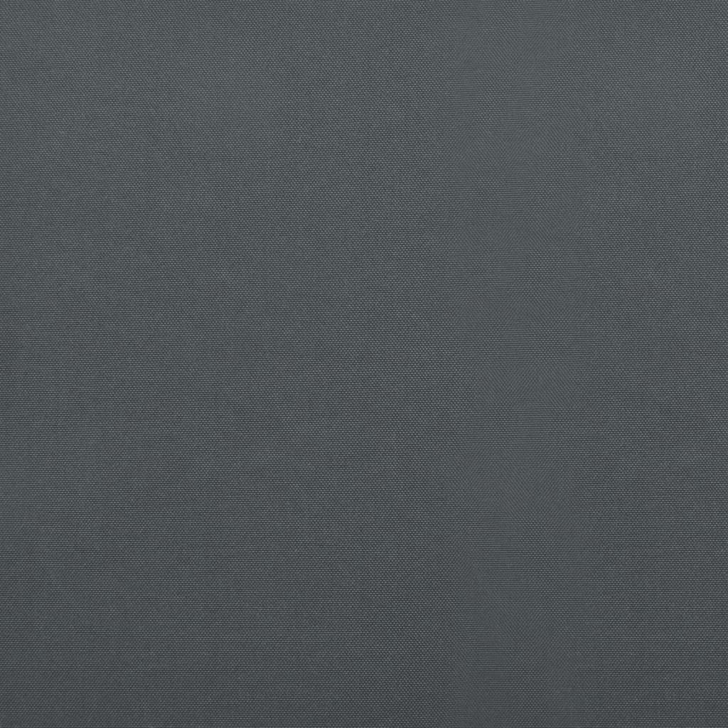 Gelenkarmmarkise Anthrazit 3,5x2,5 m Stoff und Aluminium
