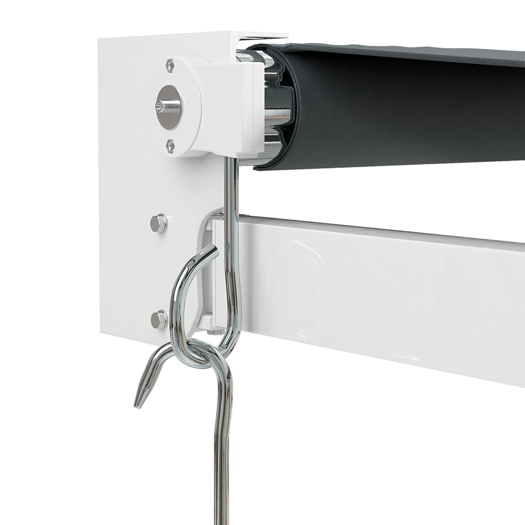 Gelenkarmmarkise Anthrazit 4,5x3 m Stoff und Aluminium