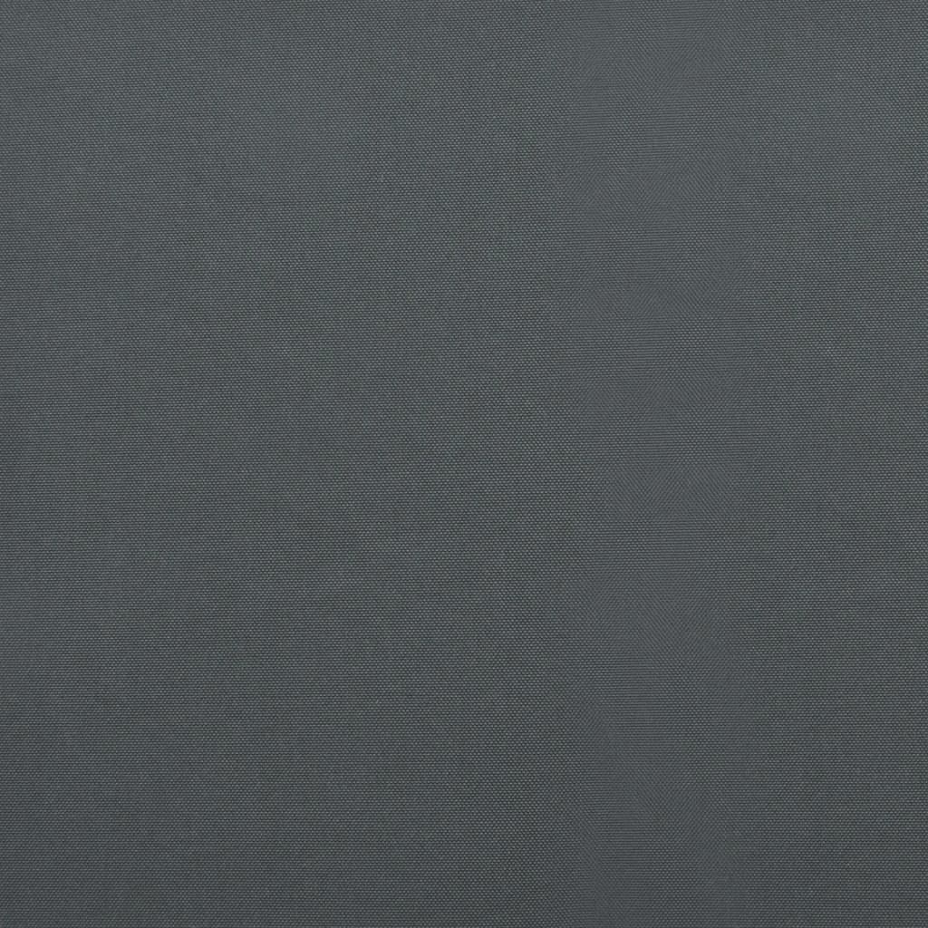 Gelenkarmmarkise Anthrazit 5x3 m Stoff und Aluminium