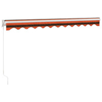 Thumbnail for Gelenkarmmarkise Orange und Braun 3x2,5 m Stoff und Aluminium
