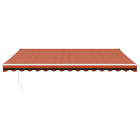 Thumbnail for Gelenkarmmarkise Orange und Braun 4,5x3 m Stoff und Aluminium
