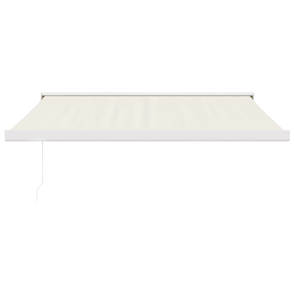 Gelenkarmmarkise Creme 3x2,5 m Stoff und Aluminium