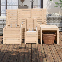 Thumbnail for 4-tlg. Gartenbox-Set Massivholz Kiefer