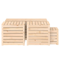 Thumbnail for 4-tlg. Gartenbox-Set Massivholz Kiefer