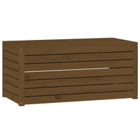 Thumbnail for 4-tlg. Gartenbox-Set Honigbraun Massivholz Kiefer