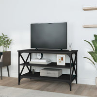 Thumbnail for TV-Schrank Schwarz 80x40x50 cm Holzwerkstoff