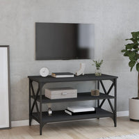 Thumbnail for TV-Schrank Schwarz 80x40x50 cm Holzwerkstoff