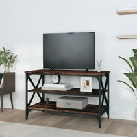 Thumbnail for TV-Schrank Räuchereiche 80x40x50 cm Holzwerkstoff