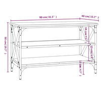 Thumbnail for TV-Schrank Grau Sonoma 80x40x50 cm Holzwerkstoff
