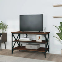 Thumbnail for TV-Schrank Braun Eichen-Optik 80x40x50 cm Holzwerkstoff