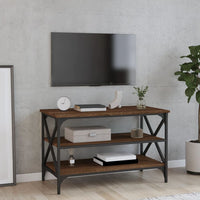 Thumbnail for TV-Schrank Braun Eichen-Optik 80x40x50 cm Holzwerkstoff