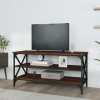 Thumbnail for TV-Schrank Braun Eichen-Optik 100x40x50 cm Holzwerkstoff