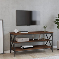 Thumbnail for TV-Schrank Braun Eichen-Optik 100x40x50 cm Holzwerkstoff