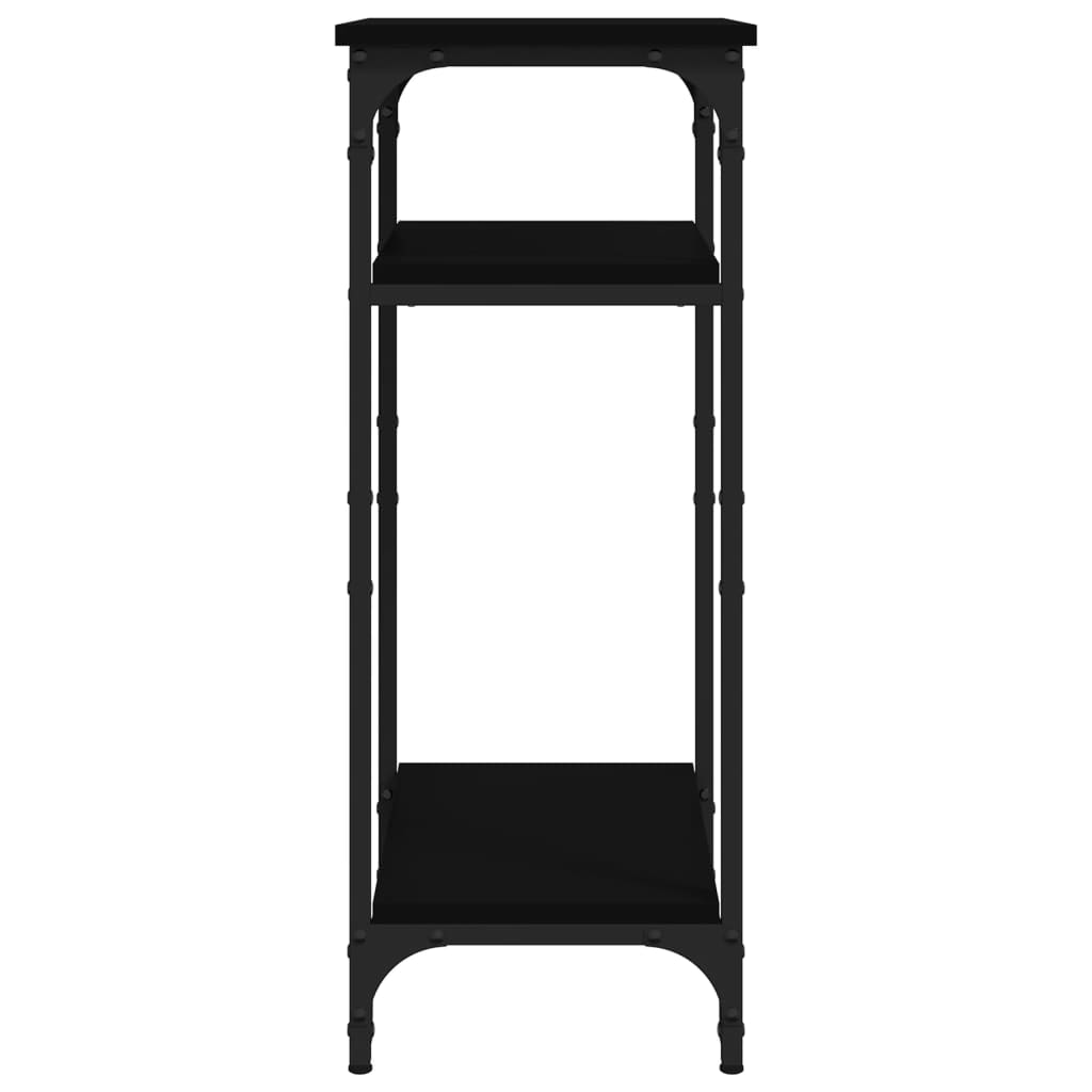 Beistelltisch Schwarz 40x30x75 cm Holzwerkstoff
