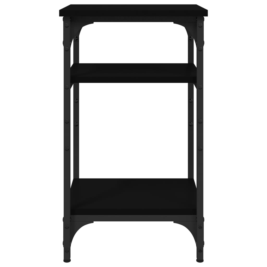 Beistelltisch Schwarz 35x30x60 cm Holzwerkstoff