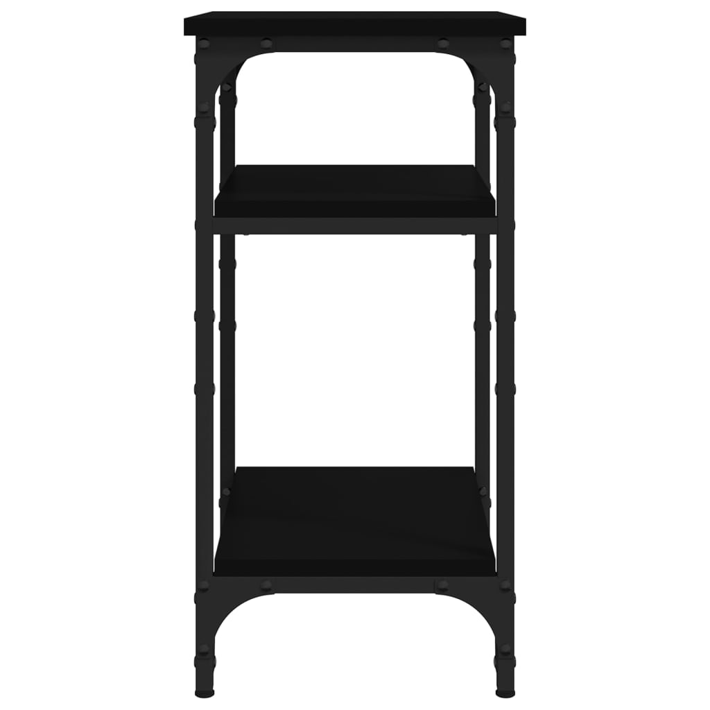 Beistelltisch Schwarz 35x30x60 cm Holzwerkstoff