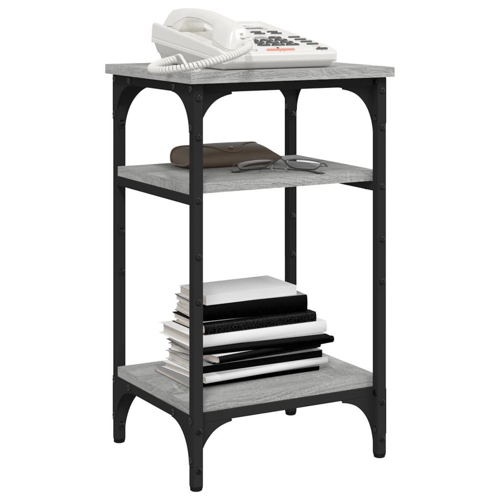 Beistelltisch Grau Sonoma 35x30x60 cm Holzwerkstoff